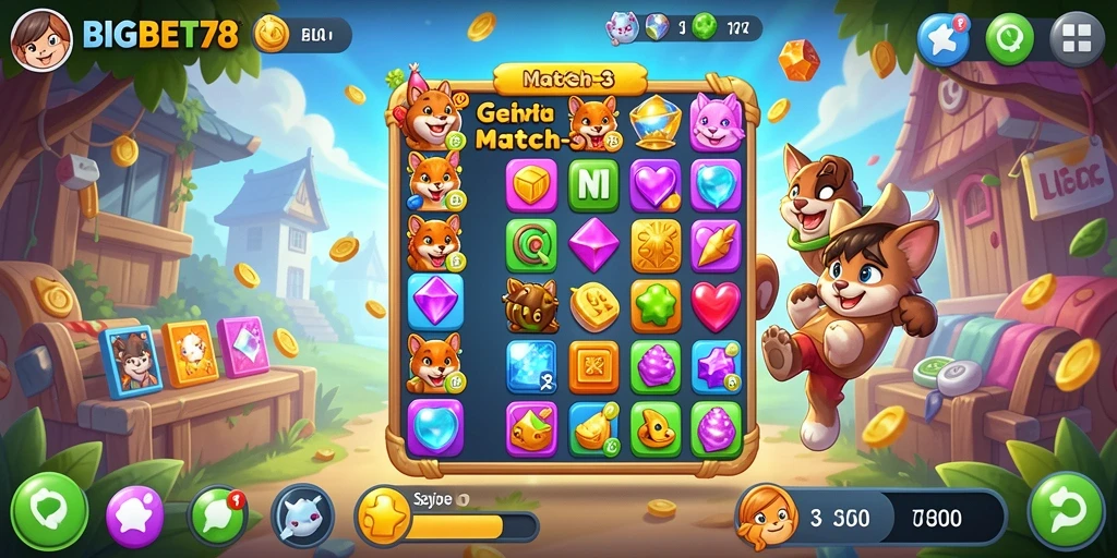 Tangkapan layar utama BIGBET78 menampilkan gameplay seru dan menantang.