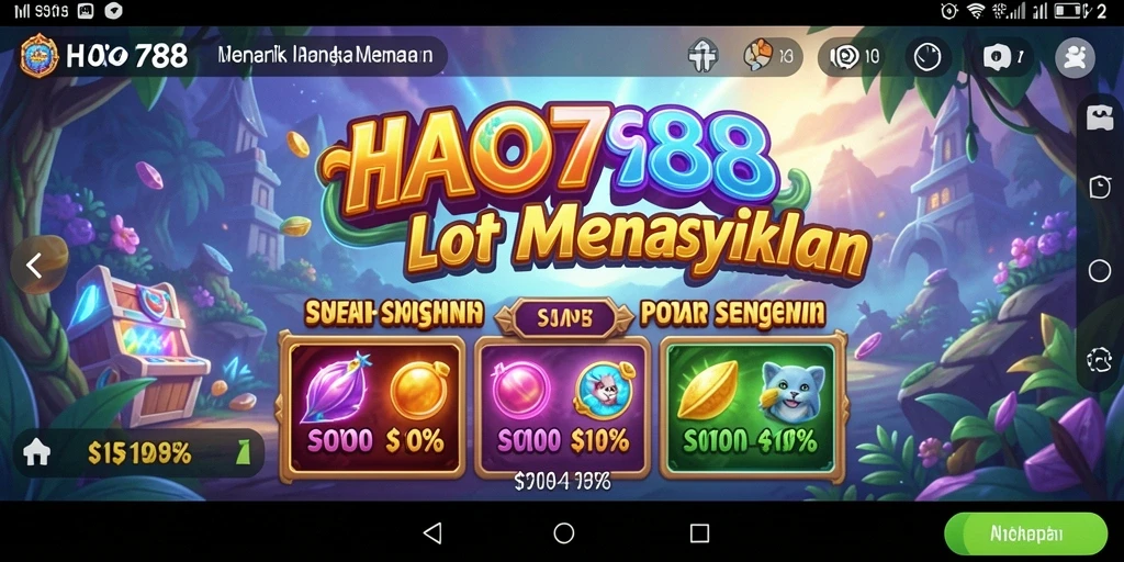 Gameplay HAO788 menampilkan beragam slot dengan grafis menarik.