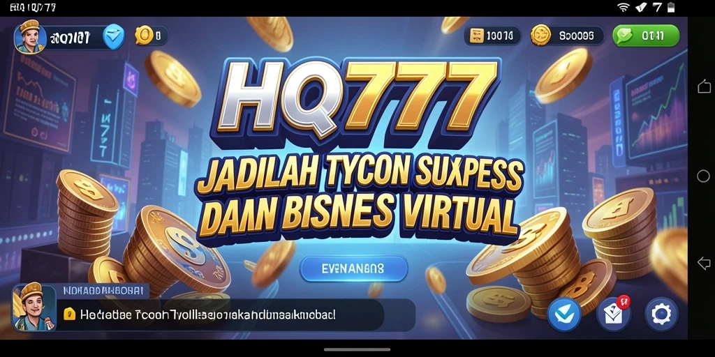 Tampilan gameplay HQ777 yang menarik dan penuh strategi Tycoon.