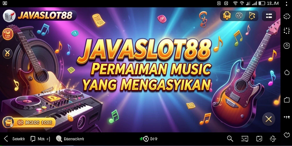 Tampilan layar permainan <strong>JAVASLOT88</strong> yang penuh warna dan energik.