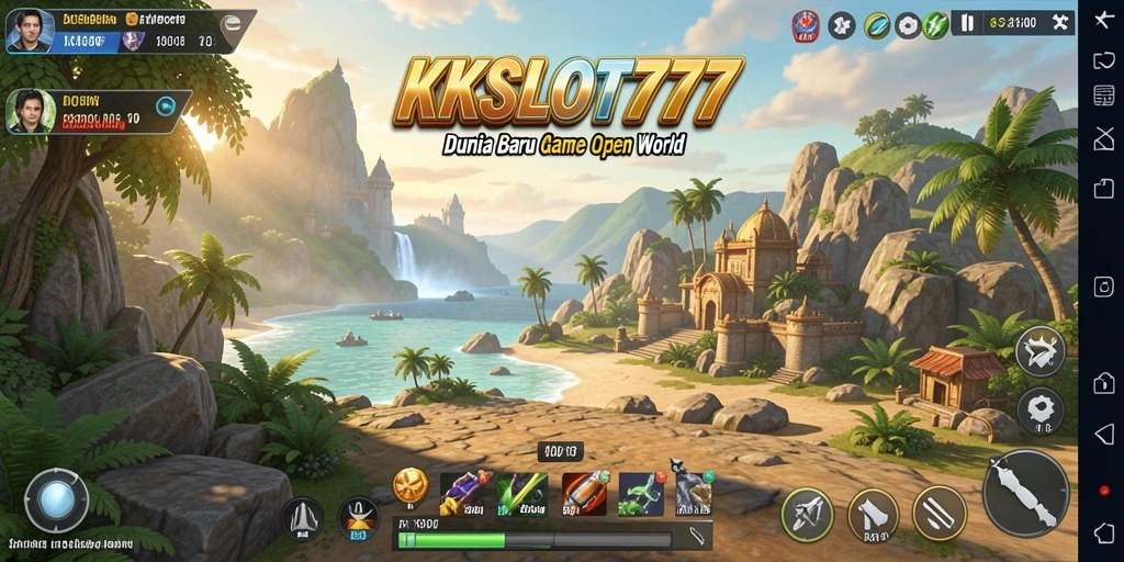 Tampilan gameplay KKSLOT777 yang menakjubkan dalam dunia Open World.