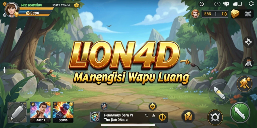 Tampilan gameplay LION4D yang seru dan penuh warna.