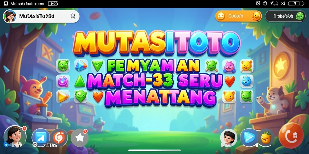 Gameplay seru di MUTASITOTO dengan kombinasi permata warna-warni.