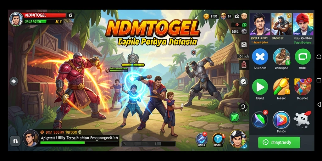 Screenshot NDMTOGEL menampilkan antarmuka pengguna yang ramah dan intuitif.