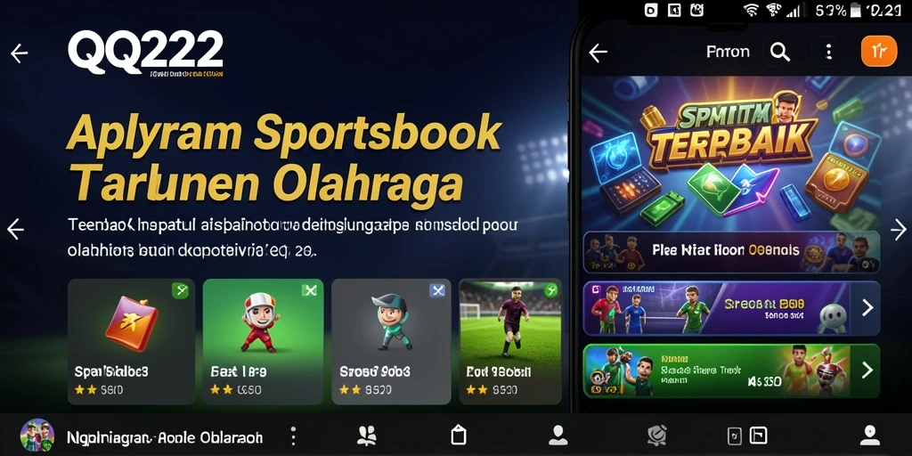 Tampilan menarik dari gameplay taruhan olahraga di QQ222.