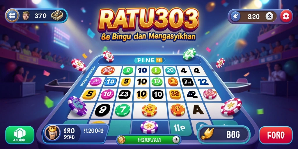 Tampilan gameplay Bingo yang menarik dari RATU303.