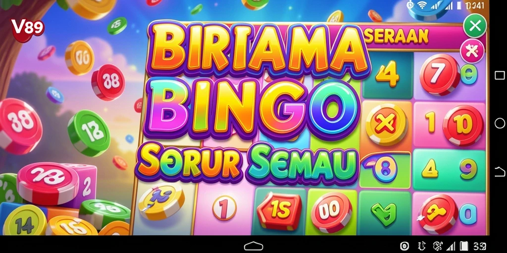 Tampilan gameplay V89 dengan antarmuka Bingo yang menarik.