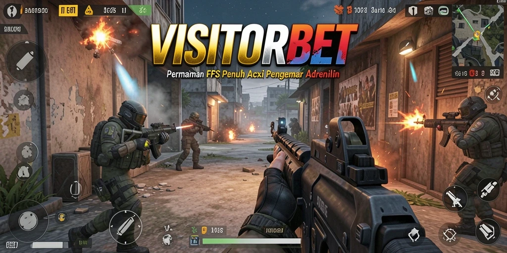 Tampilan gameplay <strong>VISITORBET</strong> yang mendebarkan dan penuh aksi.